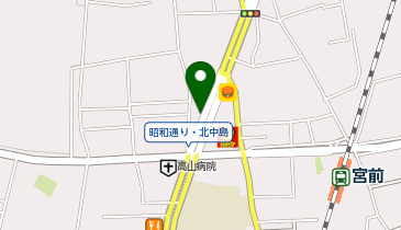 小さなお葬式 手平ホールの地図画像