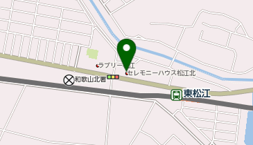 小さなお葬式 松江北ホールの地図画像