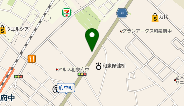 小さなお葬式 和泉府中ホールの地図画像