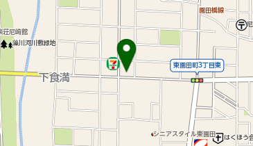 小さなお葬式 尼崎園田ホールの地図画像