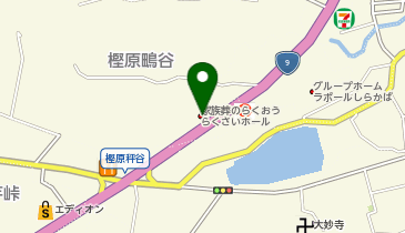 小さなお葬式 らくさいホールの地図画像