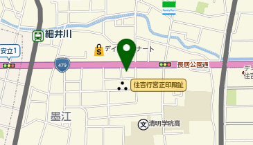 小さなお葬式 住吉区墨江ホールの地図画像