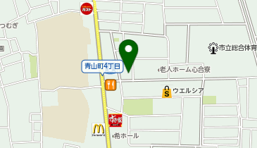 小さなお葬式 八尾青山ホールの地図画像