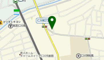 小さなお葬式 西宮仁川ホールの地図画像