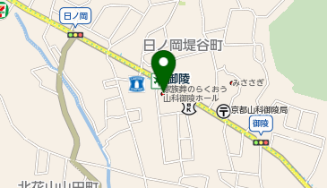 小さなお葬式 山科御陵ホールの地図画像