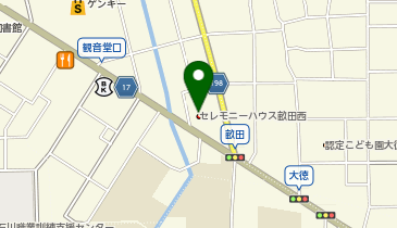 小さなお葬式 畝田西の地図画像