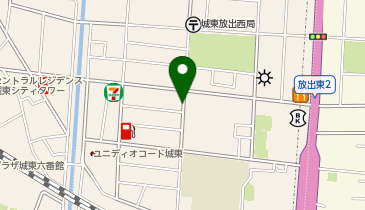 小さなお葬式 放出ホールの地図画像