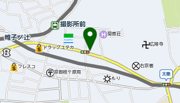 小さなお葬式 太秦開町ホールの地図画像