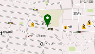 小さなお葬式 生野田島ホールの地図画像