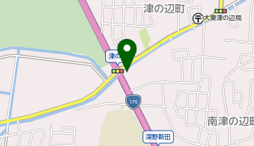 小さなお葬式 大東南津の辺ホールの地図画像