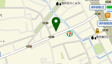 小さなお葬式 堺深井ホールの地図画像