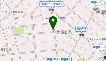 小さなお葬式 美園ホールの地図画像