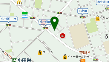 小さなお葬式 小田栄ホールの地図画像