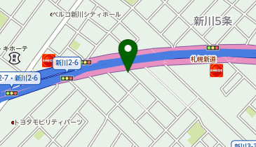 小さなお葬式 新川ホールの地図画像