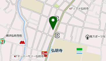 小さなお葬式 弘明寺ホールの地図画像