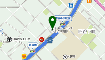 小さなお葬式 かわさき南部ホールの地図画像