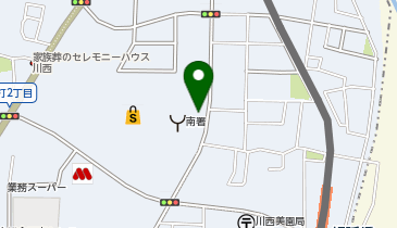 小さなお葬式 川西火打ホールの地図画像