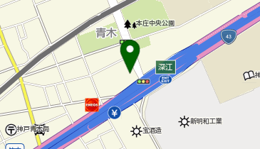 小さなお葬式 神戸青木ホールの地図画像