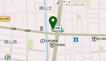 小さなお葬式 大阪生野ホールの地図画像