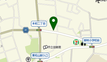 エコカーレンタカー 埼玉東松山の地図画像