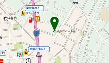 やすらぎホール蕨の地図画像