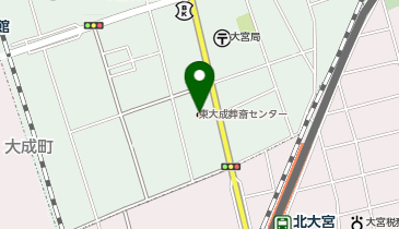 東大成葬斎センターの地図画像