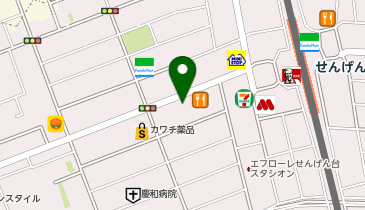 せんげん台駅前葬斎センターの地図画像