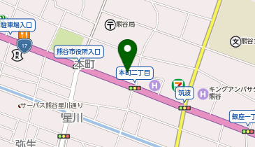 やすらぎホール熊谷の地図画像