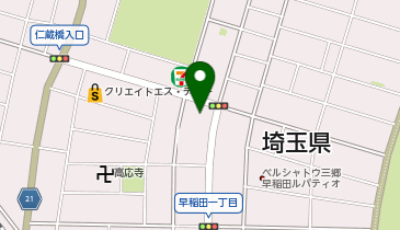 東冠メモリアル三郷早稲田の地図画像