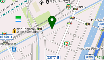 民間学童えすこーと 田町芝浦校の地図画像