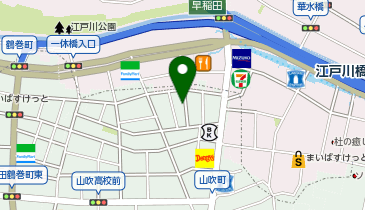 卓球処やまぶきの地図画像