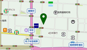 アエルふくしまの地図画像