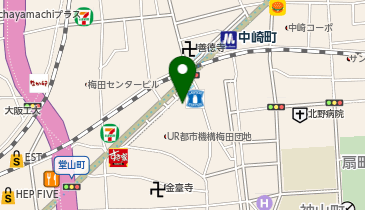 ラリーズスクールオブバレエ 大阪梅田校【第1スタジオ】の地図画像