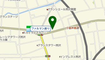 美容鍼デイジー 所沢店の地図画像