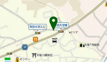 ほねごり接骨院・はりきゅう院 多摩帝京大塚院の地図画像