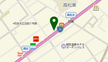 @GYM(アットジム) 高松店の地図画像