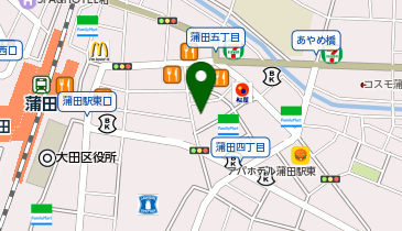 大田区葬儀相談室の地図画像