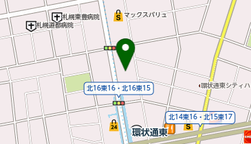 環状通東あおば接骨院・はりきゅう院の地図画像