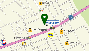 もみかる 150号下川原店の地図画像
