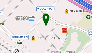 CAGUUU かねたや幕張新都心店の地図画像