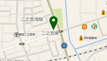 家族葬のトワーズ 磐田二之宮の地図画像