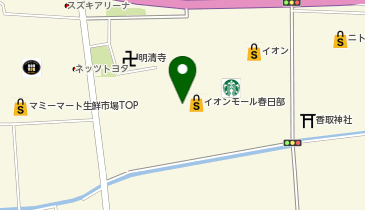 スタジオキャラット イオンモール春日部店の地図画像