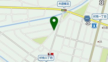 美容室グラッシーヘアーの地図画像