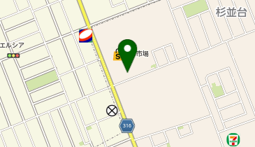 黒酢チキン南蛮定食 たかもとや 光の森店の地図画像