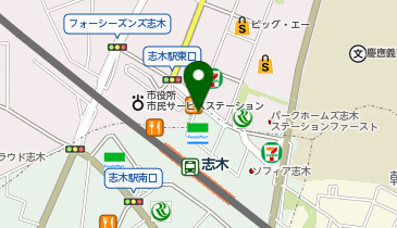 セカンドプレイス 志木の地図画像
