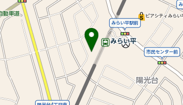 ミライジム みらい平店の地図画像