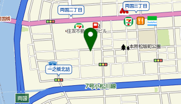 BULLET GOLF(バレット ゴルフ) 両国の地図画像