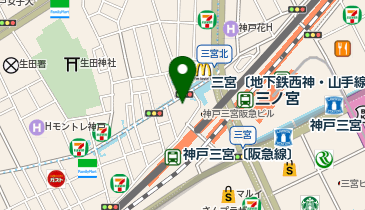 ボイストレーニング&ダンス NAYUTAS(ナユタス) 三宮駅前校の地図画像