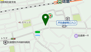 ライフケア佐倉会堂の地図画像