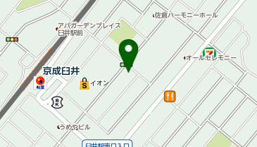 ライフケア臼井会堂の地図画像